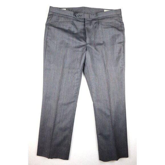 VINTAGE SANSABELT JAYMAR - MEN'S GRAY SUIT - SIZE 42S, PANTS SIZE 38 X 27.5 - Picture 10 of 16